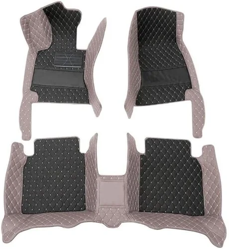 Vista 14 de Tapetes de automóvil personalizados para el 99% de modelos de vehículos, cuero, tapicería completa, color beige, rojo, rosa, azul, púrpura