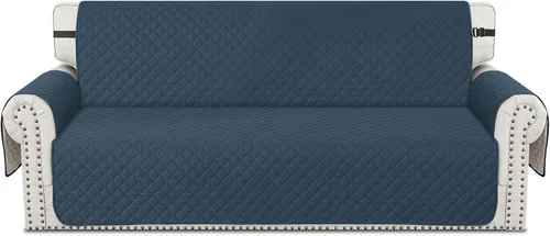 Vista 105 de XINEAGE Funda para Sillón Reclinable Resistente al Agua, Fundas Antideslizantes para Silla Reclinable con Bolsillos, Fundas Acolchadas Gruesas