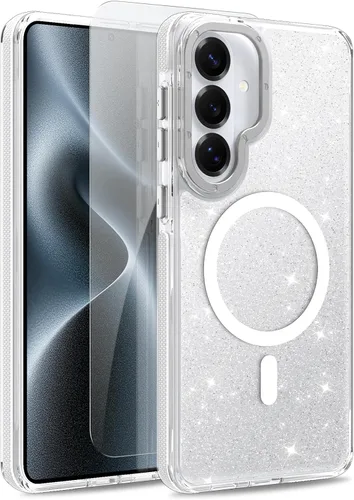 Vista 131 de Funda magnética para Google Pixel 10 Pro XL [compatible con Magsafe] [bonito diseño fluorescente de moda] a prueba de golpes, delgada, translúcida