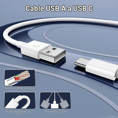 Vista 4 de Cable Carplay de coche para iPhone 17 16 15 Pro Max Plus, paquete de 4 [2x3.3 pies+2x6 pies] Cable Apple USB A a USB C para iPhone 17 16 15 Pro Max
