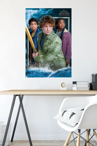 Vista 4 de Disney Percy Jackson and The Olympians - Póster de pared, 34 pulgadas de largo x 22.4 pulgadas de ancho, versión premium sin marco
