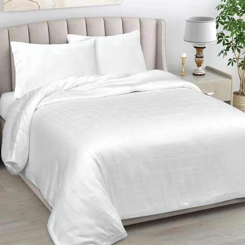 Vista 12 de Linenwalas Juego de sábanas refrescantes de Tencel de 4 piezas, juego de sábanas cortas de seda suave, juego de ropa de cama con autocomprobaciones