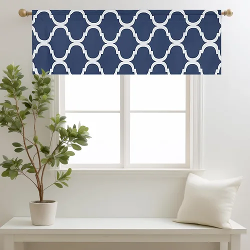 Vista 51 de Melodieux - Cortinas de bolsillo de moda marroquí para cocina, cafetería o baño, pequeñas ventanas