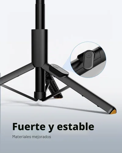 Vista 3 de TODI Selfie Stick Tripod for iPhone, 60" Lightweight Phone Tripod Stand with Wireless Remote, Extendable Selfie Stick for iPhone, All-in-1