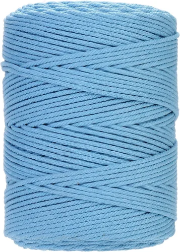 Vista 51 de Cuerda de macramé de 2 mm x 349 metros de cuerda de algodón natural para macramé, cuerda de macramé de color, cuerda de algodón suave, suministros