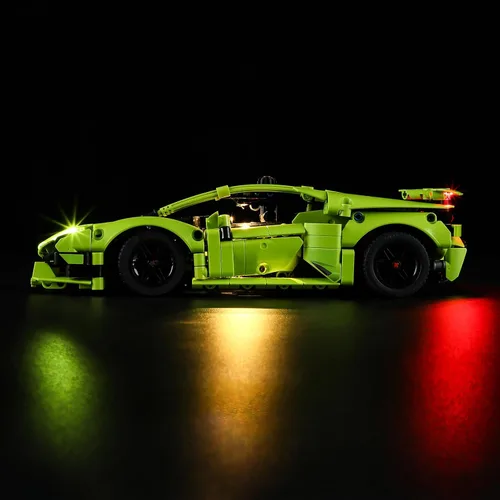 Vista 4 de LIGHTAILING Luz para Lego- 42161 Lamborghini Huracán Tecnica - Kit de iluminación LED compatible con el modelo de bloques de construcción Lego - NO