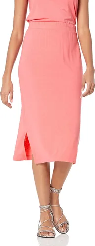 Vista 17 de Amazon Essentials - Falda midi de punto sin cierre para mujer (disponible en talla grande)