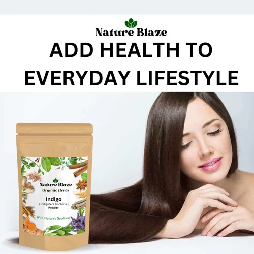 Vista 4 de Polvo índigo para cabello Ideal para cabello negro natural y oscuro, 7.0 onzas (7.05 oz 0.4 libras)