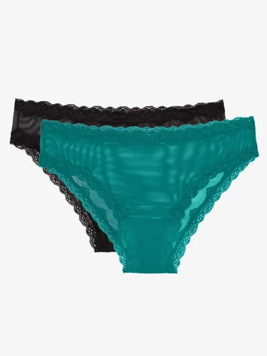 Vista 8 de Smart & Sexy Women's Mesh & Lace Cheeky Brief Panties, Available in Multi Packs