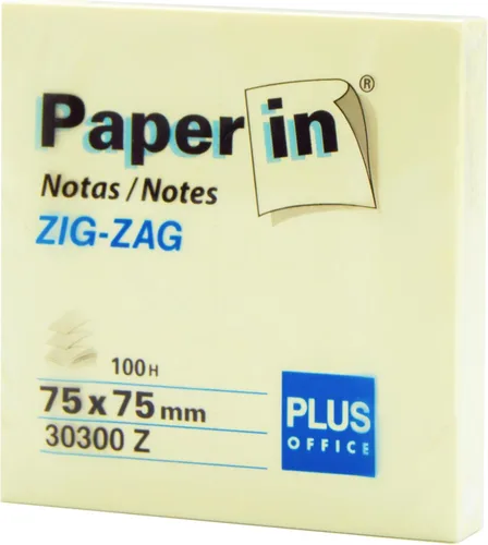 Vista 11 de Plus Office 3 blocs de notas adhesivas amarillas Post-Its para oficina, universidad, para tomar notas rápidas y recordatorios, 3 blocs de 100 hojas