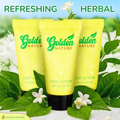 Vista 3 de Loción corporal de hotel tamaño viaje - Jasmine, 0.7 fl oz, 100 PK - Deleita a tus invitados con una loción corporal calmante y refrescante