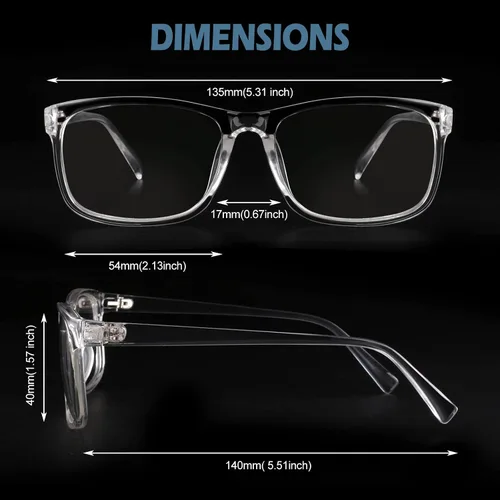Vista 9 de Happy Store CN12 - Gafas de sol con montura cuadrada