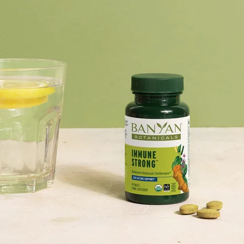 Vista 6 de Banyan Botanicals Inmune fuerte orgánico – Defensa sistémica y fortificación celular – con cúrcuma, Tulsi y Ashwagandha para apoyo inmunológico