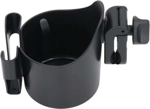 Vista 2 de Portavasos universal para cochecito de bebé, 2 en 1, con soporte para teléfono celular para exteriores