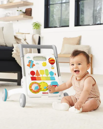 Vista 6 de Skip Hop Andadera para bebé 4 en 1 convertible de sentarse a pararse con luz y más de 40 actividades Explora & Más Edad 6m+