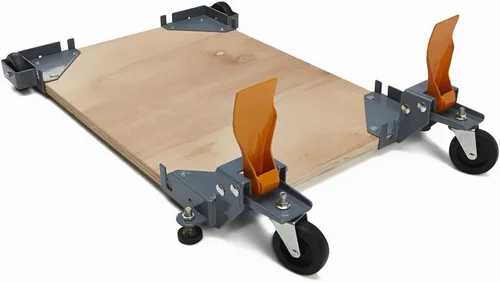 Vista 4 de Bora Portamate PM-1100 - Juego de base móvil resistente, universal, personalizable, ajustable, capacidad de 400 libras y dispensador de pegamento