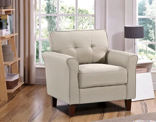 Vista 18 de Container Furniture Direct Kouchouk - Muebles de sala de estar de terciopelo cómodos de tres plazas, sofá moderno de mediados de siglo, sofá biplaza