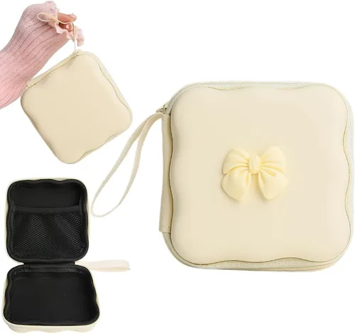Vista 23 de Funda de almacenamiento para cargador, diseño de ondas, protector de cargador de viaje, organizador de cables para auriculares, caja