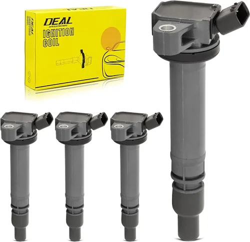 Vista 12 de DEAL Paquete de bobinas de encendido, compatible con Toyota Tundra/4Runner/Land Cruiser/Sequoia Lexus GS430/GX470/LS430/LX470/SC430 4.3L 4.7L V8