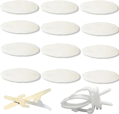Vista 8 de Jmxu's Hueso de Sepia de 3.5"-4" pulgadas para Pájaros Periquitos, Hueso de Sepia con Clip de Metal, Hueso de Sepia para Picos Afilados, Calcio