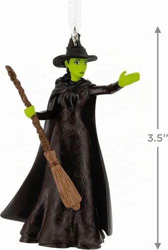 Vista 4 de Hallmark Adorno navideño de Wicked Elphaba, regalos de película