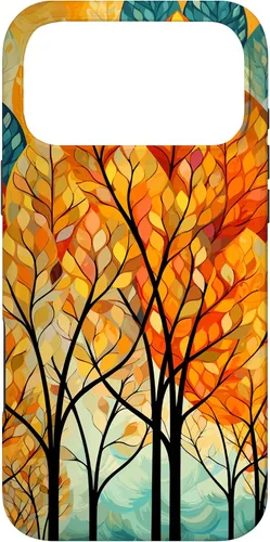 Vista 28 de Fall Theme & Autumn Leaves & Colorful Trees, Fall Colors Case for iPhone 16