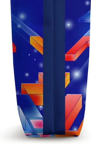 Vista 3 de Tetris 1989 Cover Art Tote Bag