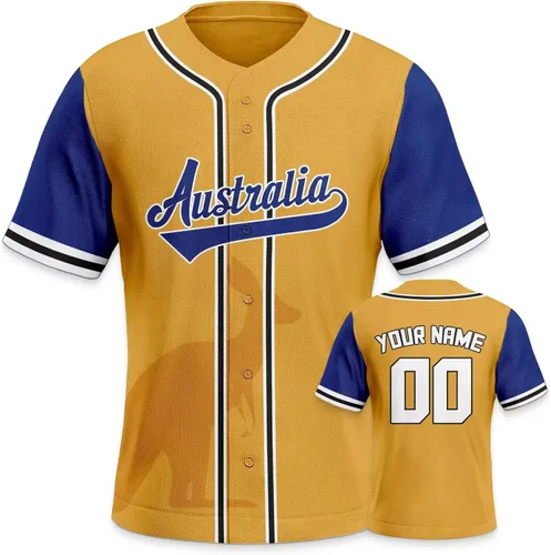 Vista 42 de Custom 2026 World Baseball Jersey Sports Shirt for Fans Men Youth Women Gifts Personalize Your Name Number S-6XL