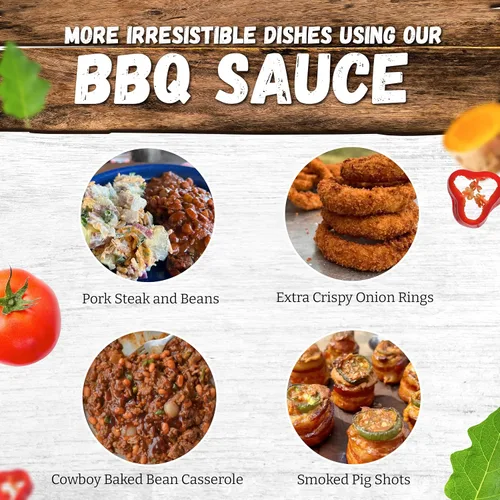Vista 6 de Kent Rollins Salsas para barbacoa – Salsa de barbacoa de barro Red River sin gluten para ahumar y asar a la parrilla – Salsa espesa con sabor a