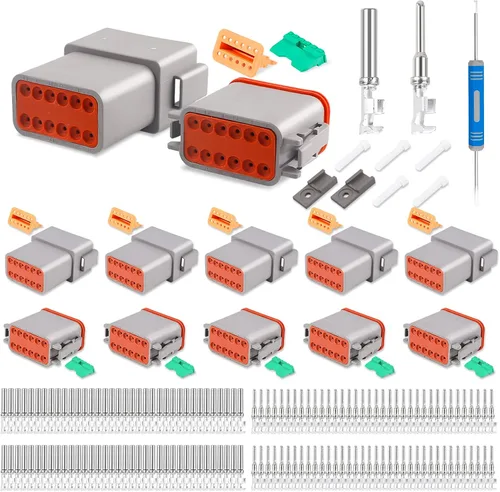 Vista 17 de JRready ST6327-4 Deutsch DT Kit de conector de 4 pines 5