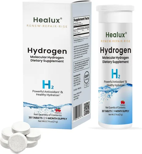Vista 11 de Tabletas de agua de hidrógeno de 12 PPM – Tabletas moleculares de H₂ con magnesio H2 TAB Soporte antioxidante para energía, salud celular