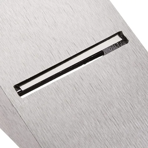 Vista 4 de Amazon Basics Cepillo Manual de Carpintería - Cepillo de Banco Ajustable No.4 con Hoja de 2 Pulgadas para Alisar Madera, Gris/Negro