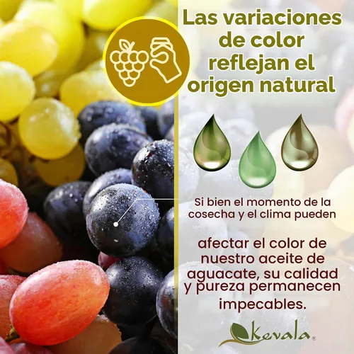 Vista 8 de Kevala Aceite de semilla de uva Sin OMG 128 onzas líquidas 1 paquete