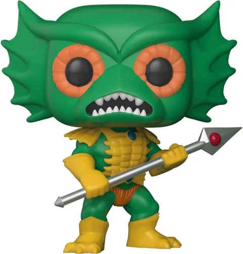 Vista 2 de Funko Pop Television: Masters of The Universe - Figura de vinilo coleccionable de Merman con Merman Chase azul