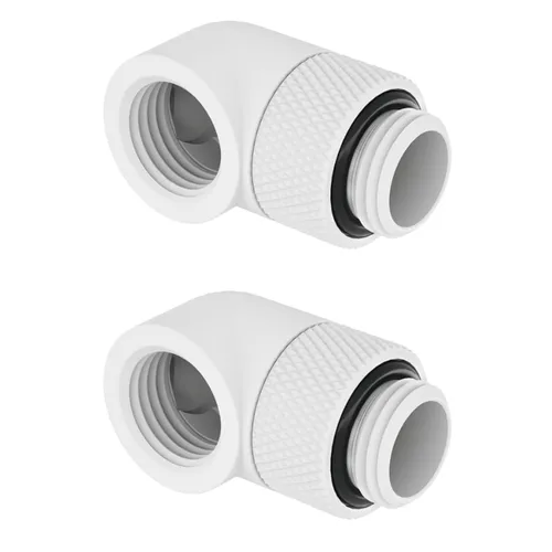 Vista 6 de dracaena.io - Paquete de 2 conectores extensores de rosca G1/4 pulgadas macho a hembra, conector adaptador giratorio de 45° para sistema