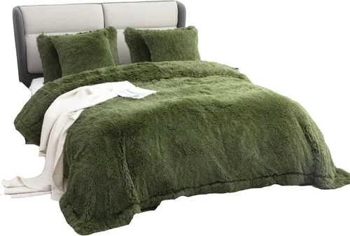 Vista 10 de YUSOKI manta de piel sintética extrasuave con pelos largos, transpirable, de 50 x 60 pulgadas, mullida, acogedora y cómoda, de microfibra de lujo