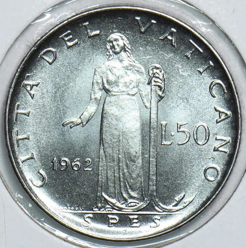 Vista 3 de Collectible Coin Vatican 1962 50 Lire 198429