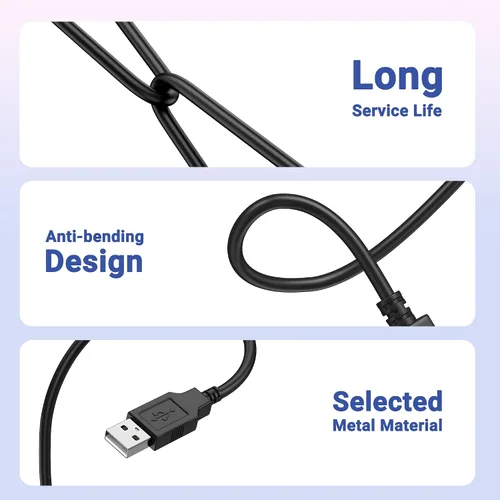 Vista 5 de Digipartspower Cable de alimentación USB para teléfono satelital Qualcomm Globalstar GSP-1700