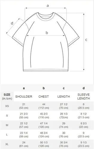Vista 4 de Aelfric Eden Mens Oversized Tee Unisex Casual T-Shirts Graphic Short Sleeve Shirts