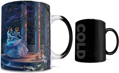 Vista 10 de Morphing Mugs Disney – Cenicienta Happily Ever After – Thomas Kinkade Studios – Una taza de cerámica que cambia de color de 11 onzas – Imagen