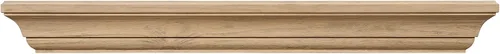 Vista 13 de MANTELSDIRECT Estante flotante de madera para chimenea de 60 pulgadas en color negro - Colton de Mantels Direct Estante de pared rústico de madera