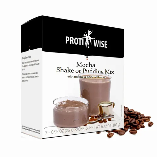 Vista 9 de ProtiWise Batido y pudín alto en proteínas 0.55 onzas de proteína, baja en grasa, baja en calorías, baja en azúcar Dieta KETO sin gluten