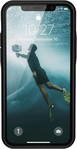 Vista 7 de URBAN ARMOR GEAR UAG - Carcasa para iPhone 11 Pro [pantalla de 5,8 pulgadas] Biodegradable Outback [negro] 100% biodegradable 100% compostable