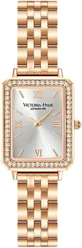Vista 10 de VICTORIA HYDE Relojes de mujer con esfera de madre perla verde para mujer, correa de cuero genuino, caja rectangular clásica