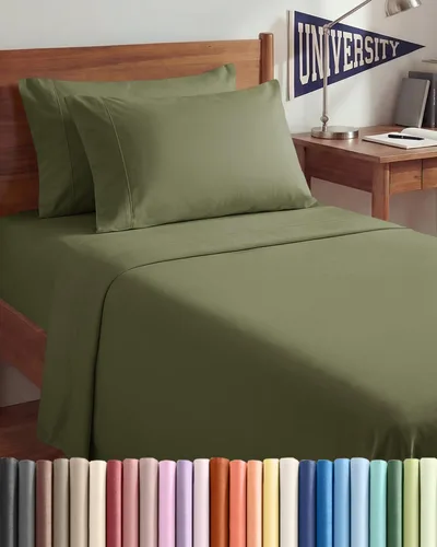 Vista 139 de Juego de sábanas Twin de 4 piezas - Cómodo, transpirable y refrescante - Juego de ropa de cama de lujo de hotel ultrasuave con bolsillos profundos