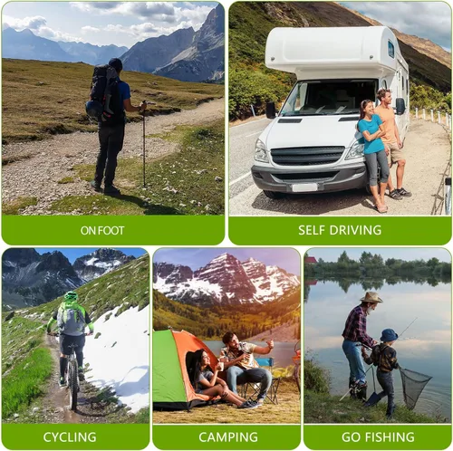 Vista 5 de Almohadillas de Espuma para Acampar para Dormir, Colchón de Espuma de Celda Cerrada Plegable para Acampar, Colchoneta Impermeable para Dormir al
