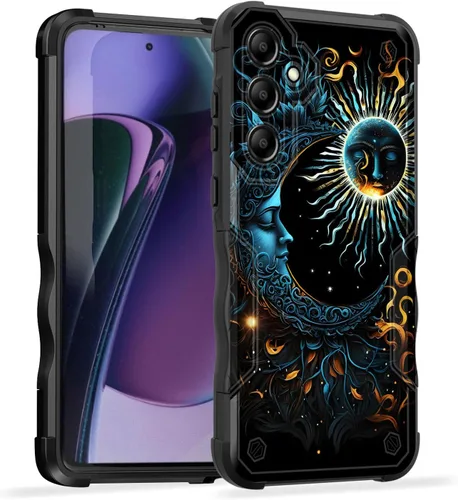Vista 105 de Funda para Galaxy A14 5G, [Doble Capa][Protección contra Caídas de Grado Militar de 10 Pies] [Antideslizante] Funda Resistente a Prueba de Golpes