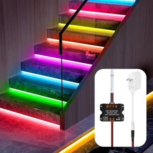 Vista 5 de Kit de controlador LED RGB de panel táctil RF para 5/12/24V 4-PIN