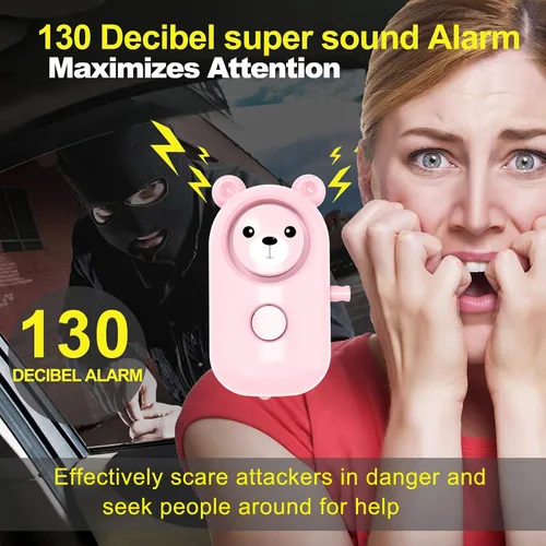 Vista 2 de Safe Sound - Llavero de alarma personal para mujeres, hombres, niños, niños y ancianos, alarma de seguridad de autodefensa de sirena de 130 dB