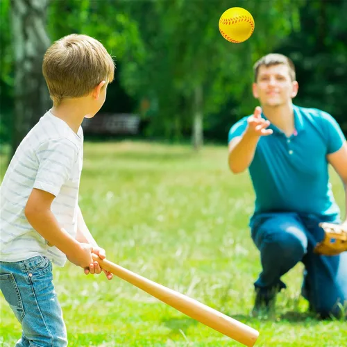 Vista 7 de HyDren Paquete de 72 bolas de softbol para el estrés, regalos de fiesta de cumpleaños, bolsas de regalo, bolas deportivas de espuma para escuela